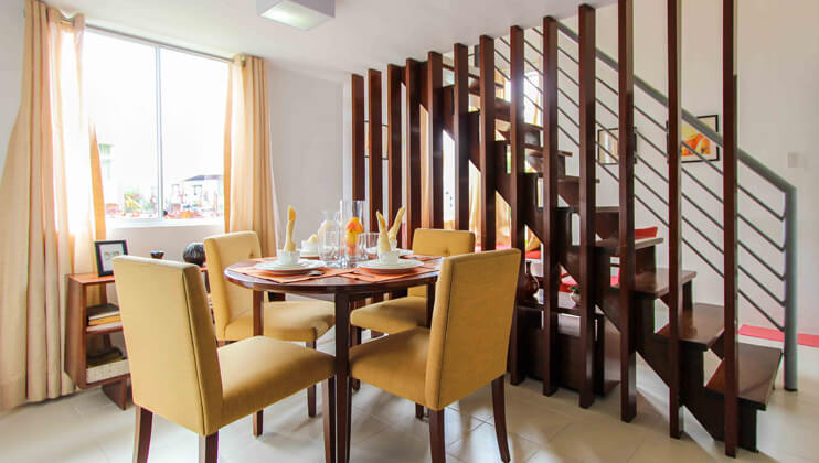 bellavita general trias cavite model unit interior gemelli dining room